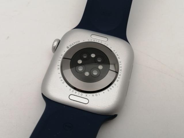 【中古】Apple Apple Watch Series10 42mm GPS シルバーアルミニウムケース/デニムスポーツバンド (S/M) MWWA3J/A【神保町】保証期間１ヶ月【ランクB】_2