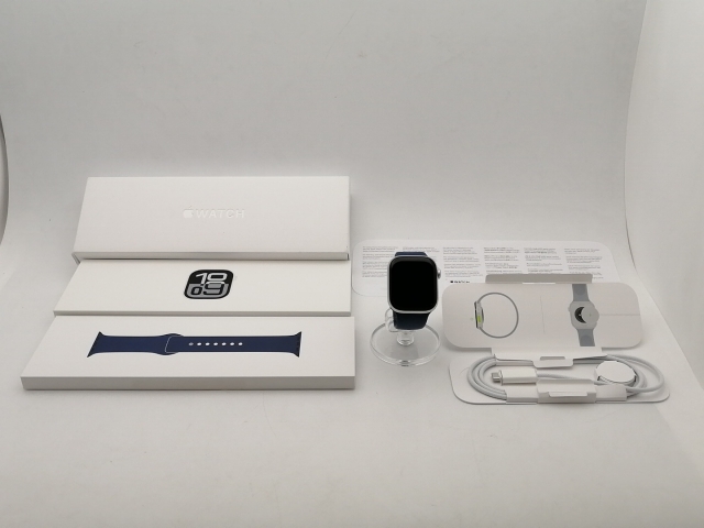 【中古】Apple Apple Watch Series10 42mm GPS シルバーアルミニウムケース/デニムスポーツバンド (S/M) MWWA3J/A【神保町】保証期間１ヶ月【ランクB】_6