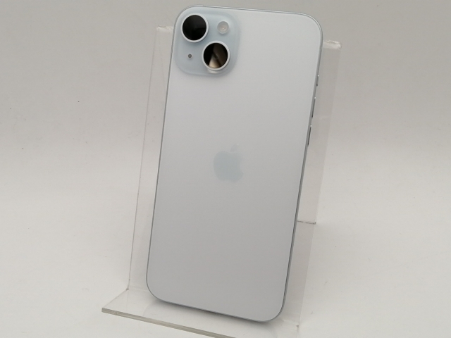 【中古】Apple 国内版 【SIMフリー】 iPhone 15 Plus 128GB ブルー MU0D3J/A【神保町】保証期間１ヶ月【ランクA】