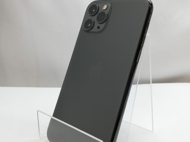 【中古】Apple au 【SIMロック解除済み】 iPhone 11 Pro 256GB スペースグレイ MWC72J/A【神保町】保証期間１ヶ月【ランクB】