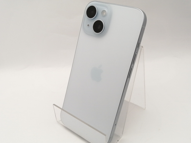 【中古】Apple au 【SIMフリー】 iPhone 15 128GB ブルー MTML3J/A【町田】保証期間１ヶ月【ランクA】