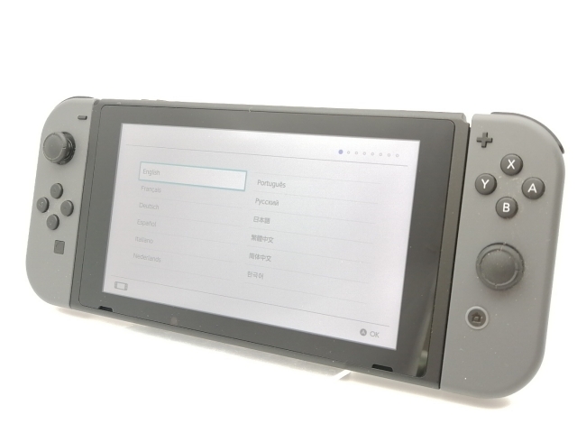 中古】Nintendo Switch 本体 Joy-Con(L)/(R) グレー HAD-S-KAAAA 【2019年8