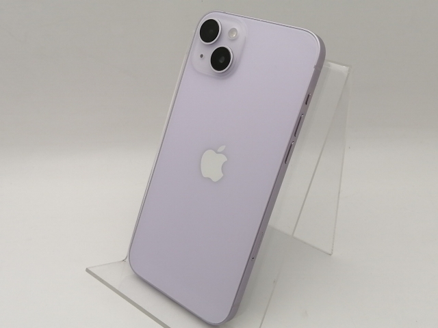 【中古】Apple docomo 【SIMフリー】 iPhone 14 Plus 128GB パープル MQ4E3J/A【神保町】保証期間１ヶ月【ランクC】