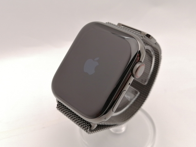 【中古】Apple Apple Watch Series8 45mm Cellular グラファイトステンレススチールケース/グラファイトミラネーゼループ MNKX3J/A【神保町】保証期間１ヶ月【ランクB】 30,537円
