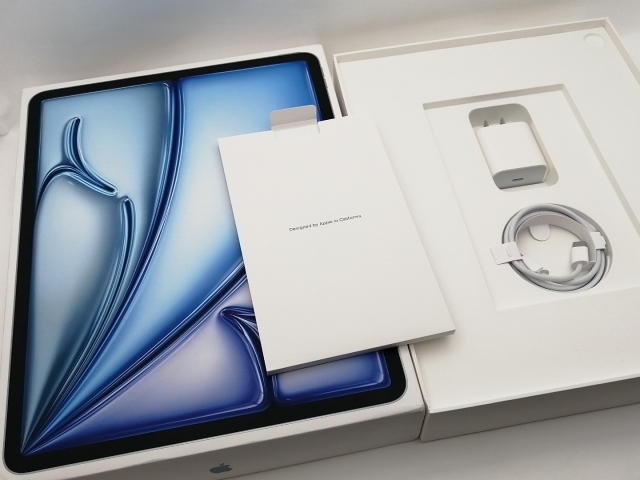 【中古】Apple 【Wi-Fi】 13インチ iPad Air（M2/2024） 128GB ブルー MV283J/A【神保町】保証期間１ヶ月【ランクB】_8