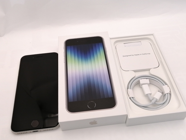 【中古】Apple 国内版 【SIMフリー】 iPhone SE（第3世代） 128GB スターライト MMYG3J/A【秋葉4号】保証期間１ヶ月【ランクB】_8