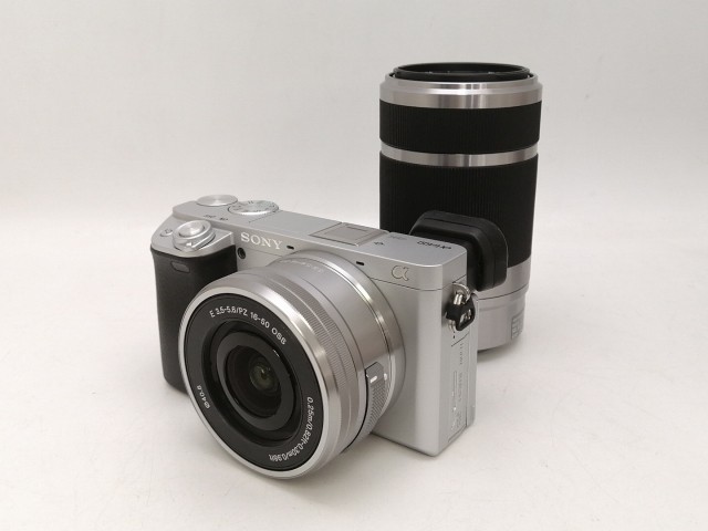 【中古】SONY α6400 ダブルズームレンズキット ILCE-6400Y シルバー【吉祥寺】保証期間１ヶ月【ランクA】