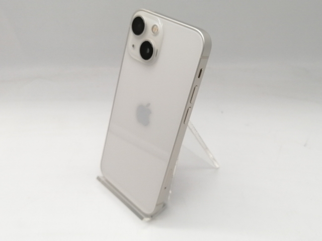 【中古】Apple 国内版 【SIMフリー】 iPhone 13 mini 128GB スターライト MLJE3J/A【吉祥寺】保証期間１ヶ月【ランクC】
