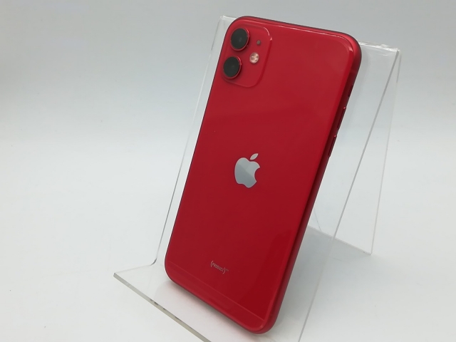【中古】Apple au 【SIMロック解除済み】 iPhone 11 128GB (PRODUCT)RED MWM32J/A【吉祥寺】保証期間１ヶ月【ランクB】