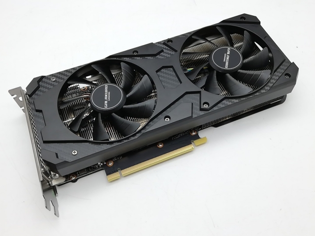 玄人志向 GG-RTX3060Ti-E8GB/DF/LHR 中古】玄人志向 GALAKURO GAMING