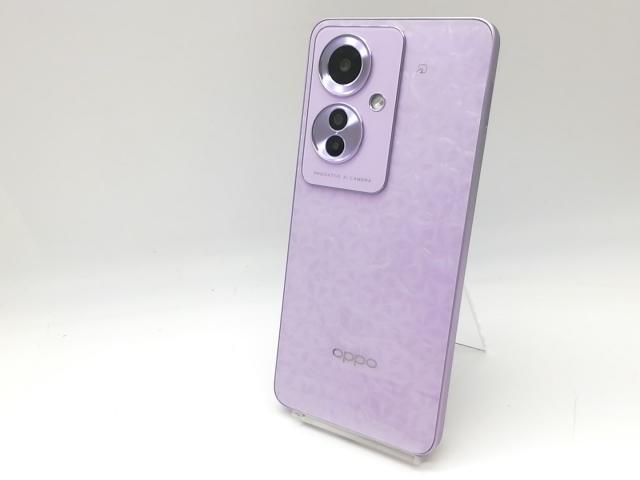中古】Oppo 国内版 【SIMフリー】 OPPO Reno11 A コーラルパープル 8GB 