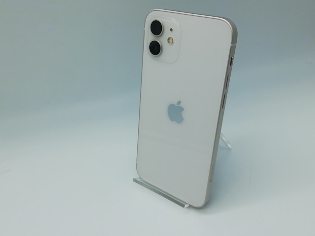 【中古】Apple au 【SIMロック解除済み】 iPhone 12 128GB ホワイト MGHV3J/A【吉祥寺】保証期間１ヶ月【ランクB】