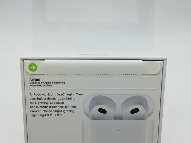 未使用】Apple AirPods（第3世代） Lightning充電ケース MPNY3J