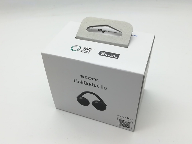 【未使用】SONY LinkBuds Clip WF-LC900 (B) [ブラック]【吉祥寺】保証期間１ヶ月