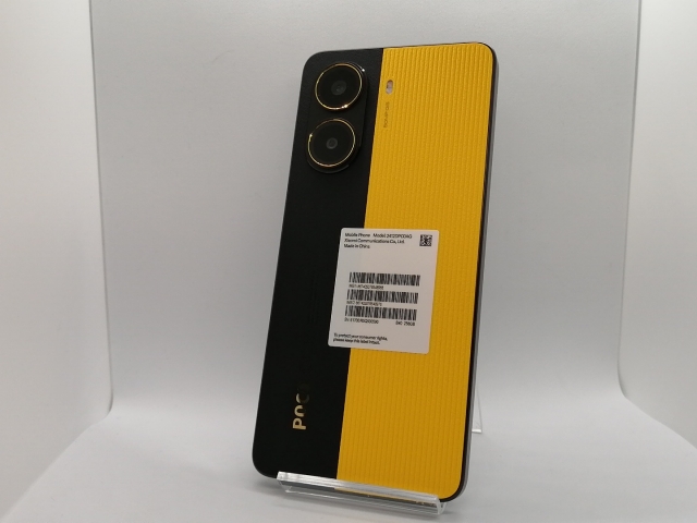 【中古】Xiaomi 【SIMフリー】 Poco X7 Pro イエロー 8GB 256GB 2412DPC0AG【吉祥寺】保証期間１ヶ月【ランクA】