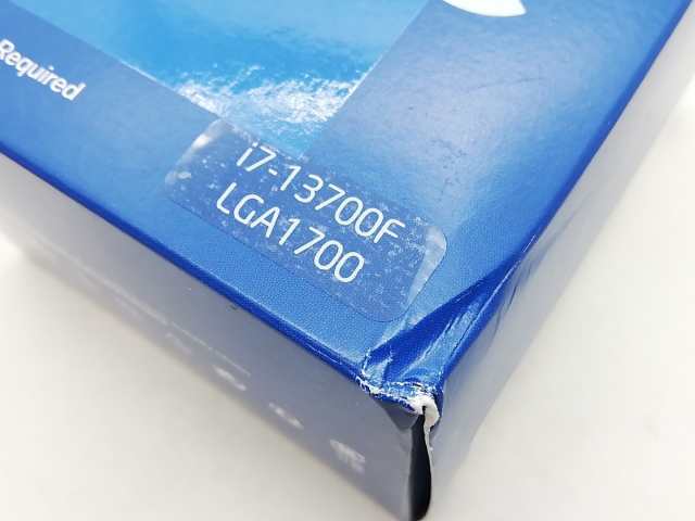 【未使用】Intel Core i7-13700F(2.1GHz) Box LGA1700/16C(P:8C/E:8C)/24T/L3 30M/PBP65W【吉祥寺】保証期間１週間