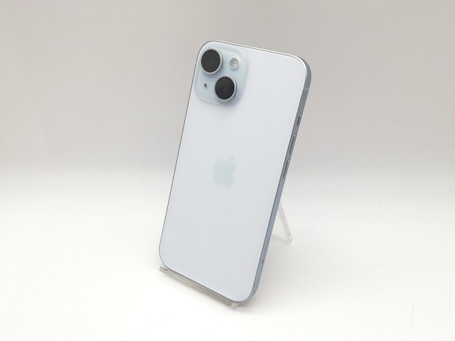 【中古】Apple 国内版 【SIMフリー】 iPhone 15 128GB ブルー MTML3J/A【吉祥寺】保証期間１ヶ月【ランクA】