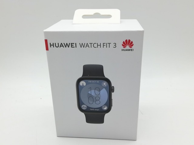 【未使用】Huawei HUAWEI WATCH FIT 3 ブラック【吉祥寺】保証期間３ヶ月の通販は