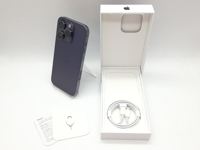中古】Apple docomo 【SIMフリー】 iPhone 14 Pro 256GB ディープ