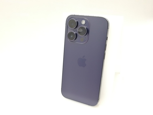 中古】Apple 国内版 【SIMフリー】 iPhone 14 Pro 128GB ディープ