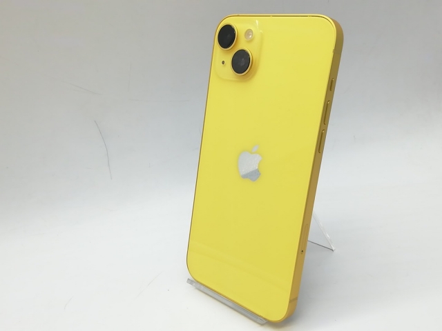 【中古】Apple 国内版 【SIMフリー】 iPhone 14 Plus 128GB イエロー MR603J/A【仙台駅東口】保証期間１ヶ月【ランクA】