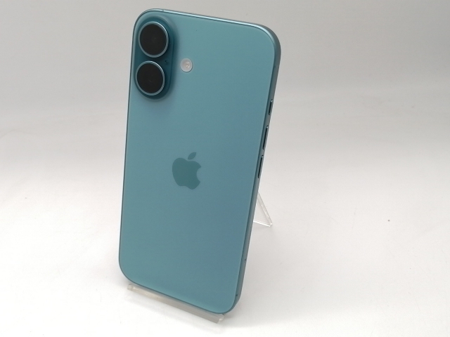 【中古】Apple au 【SIMフリー】 iPhone 16 256GB ティール MYE13J/A【吉祥寺】保証期間１ヶ月【ランクA】