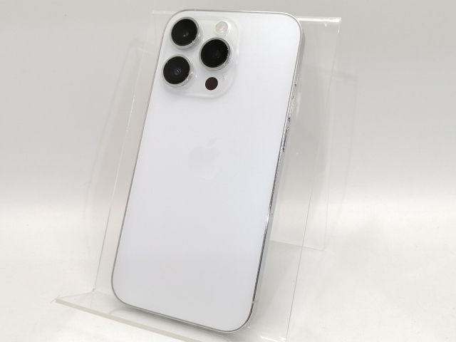 【中古】Apple 国内版 【SIMフリー】 iPhone 14 Pro 512GB シルバー MQ1V3J/A【高崎モントレー】保証期間１週間【ランクC】