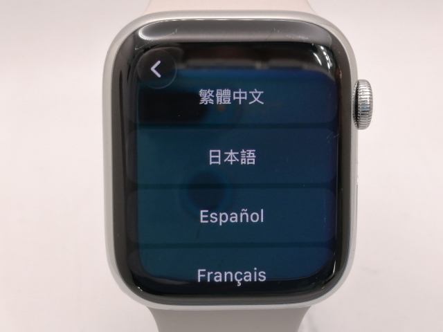 【中古】Apple Apple Watch Series7 45mm Cellular シルバーステンレス/スポーツバンド スターライト【三宮駅前】保証期間１ヶ月【ランクB】