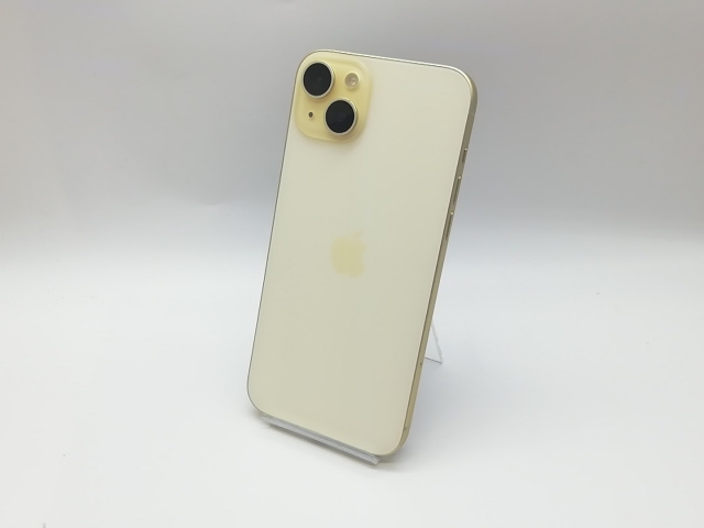 中古】Apple docomo 【SIMフリー】 iPhone 15 Plus 128GB イエロー 