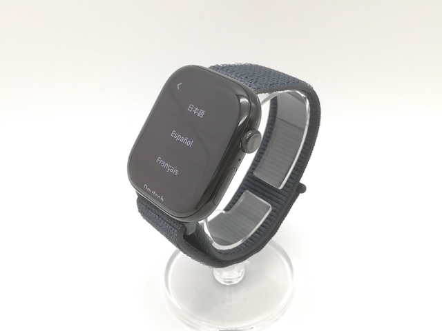 【中古】Apple Apple Watch Series10 46mm GPS ジェットブラックアルミニウムケース/インクスポーツループ MWWR3J/A【府中ル・シーニュ】保証期間１ヶ月【ランクA】