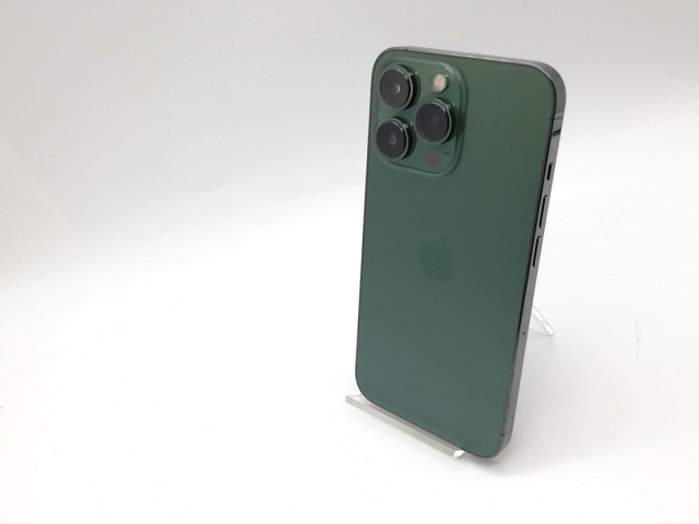【中古】Apple 国内版 【SIMフリー】 iPhone 13 Pro 256GB アルパイングリーン MNDY3J/A【吉祥寺】保証期間１ヶ月【ランクB】