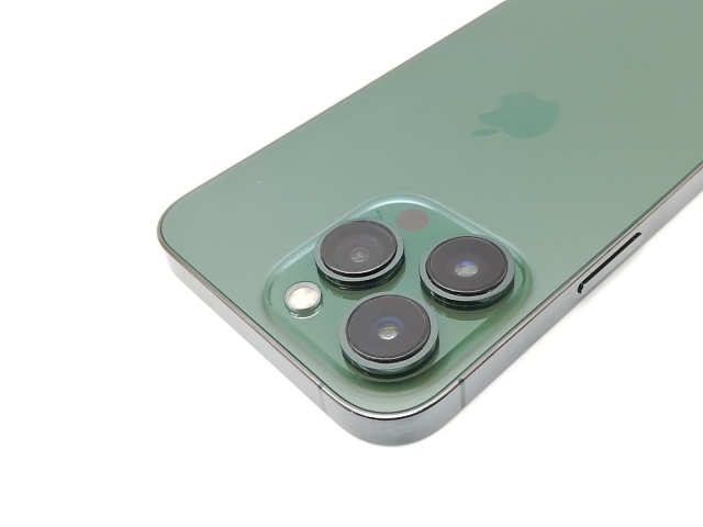 【中古】Apple 国内版 【SIMフリー】 iPhone 13 Pro 256GB アルパイングリーン MNDY3J/A【吉祥寺】保証期間１ヶ月【ランクB】