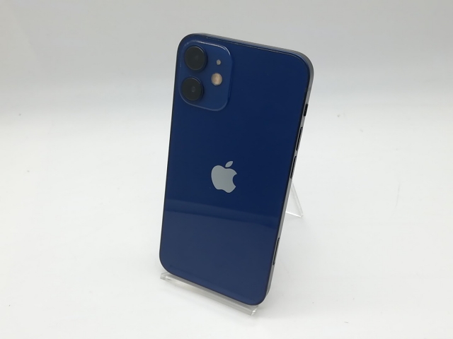 【中古】Apple SoftBank 【SIMロック解除済み】 iPhone 12 mini 64GB ブルー MGAP3J/A【吉祥寺】保証期間１ヶ月【ランクB】
