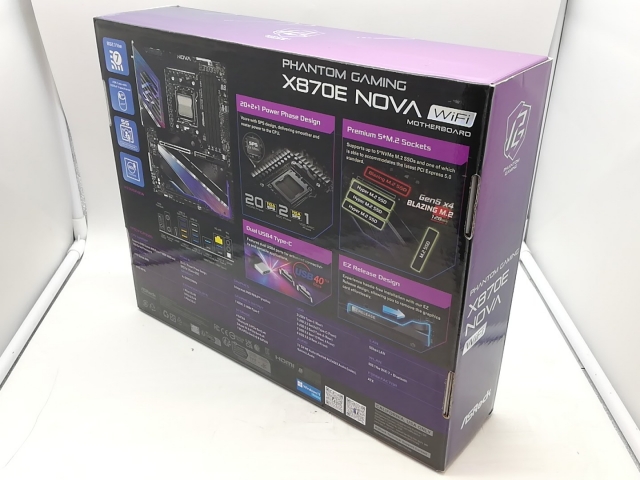 【中古】ASRock X870E Nova WiFi X870E/AM5/ATX【吉祥寺】保証期間１週間_9