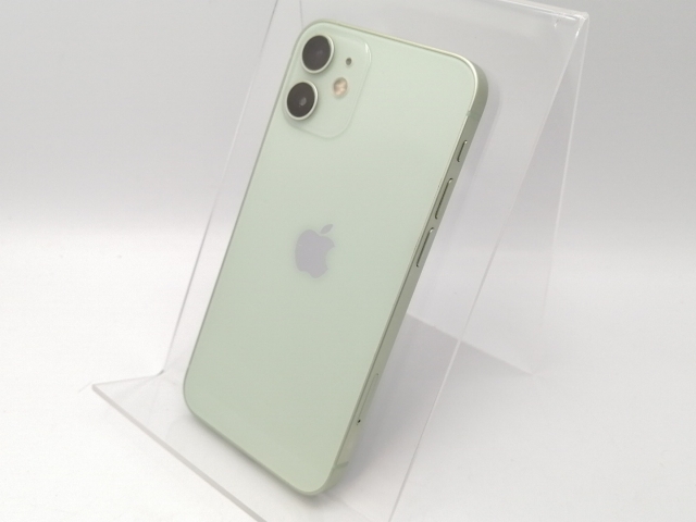 【中古】Apple 国内版 【SIMフリー】 iPhone 12 mini 256GB グリーン MGDW3J/A【高崎モントレー】保証期間１週間【ランクC】