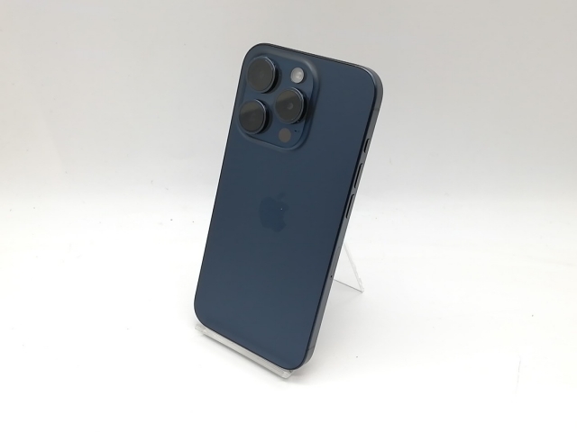 【中古】Apple 国内版 【SIMフリー】 iPhone 15 Pro 256GB ブルーチタニウム MTUG3J/A【吉祥寺】保証期間１ヶ月【ランクC】