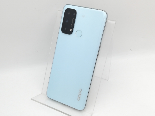 【中古】Oppo ymobile 【SIMフリー】 OPPO Reno5 A アイスブルー 6GB 128GB A101OP【中野】保証期間１ヶ月【ランクB】