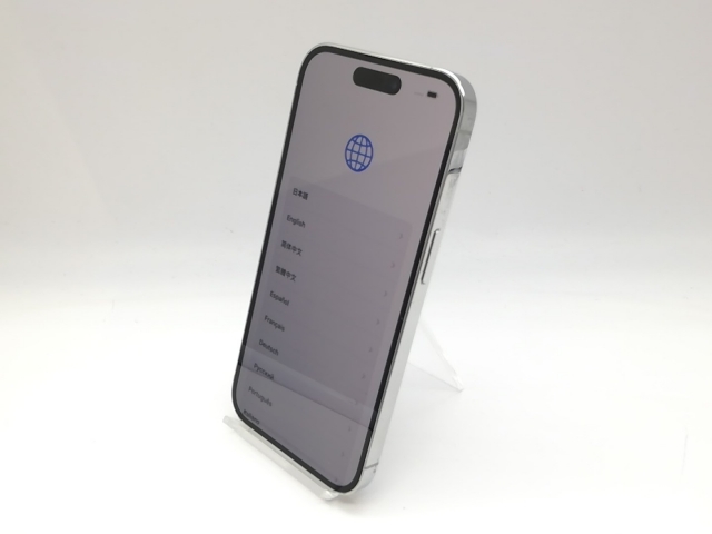 【中古】Apple SoftBank 【SIMフリー】 iPhone 14 Pro 256GB シルバー MQ0Y3J/A【吉祥寺】保証期間１ヶ月【ランクC】_1