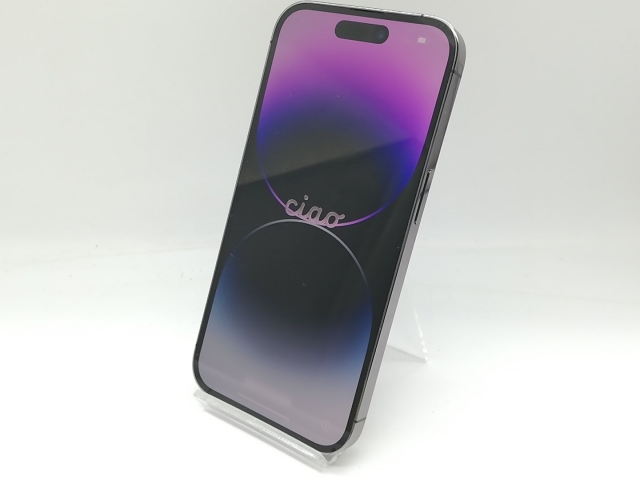 【中古】Apple au 【SIMフリー】 iPhone 14 Pro 256GB ディープパープル MQ1E3J/A【吉祥寺】保証期間１ヶ月【ランクB】
