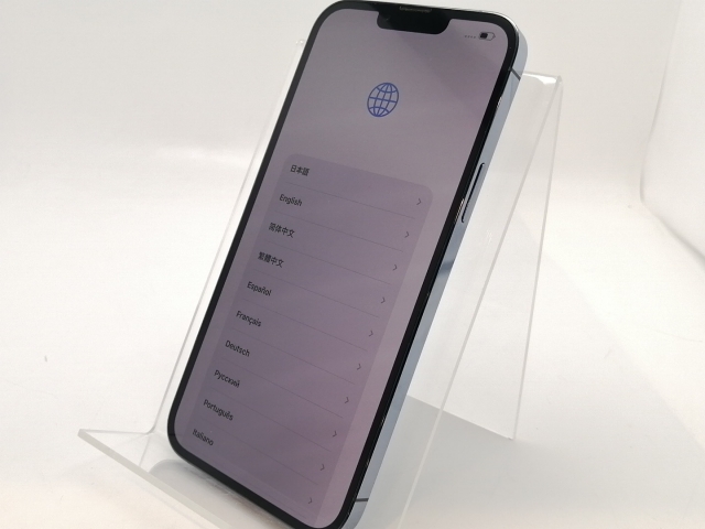 【中古】【赤ロム保証あり】Apple SoftBank 【SIMフリー】 iPhone 13 Pro Max 256GB シエラブルー MLJD3J/A【津田沼】保証期間１ヶ月【ランクC】