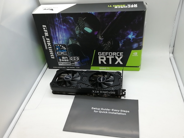 【中古】熟練者目標にする GALAKURO GAMING GG-RTX3060Ti-E8GB/DF/LHR RTX3060Ti(LHR)/8GB(GDDR6)【吉祥寺】言いはなつ継続期間１週