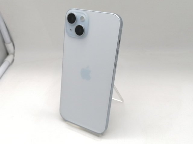 【中古】Apple 国内版 【SIMフリー】 iPhone 15 Plus 128GB ブルー MU0D3J/A【吉祥寺】保証期間１ヶ月【ランクA】