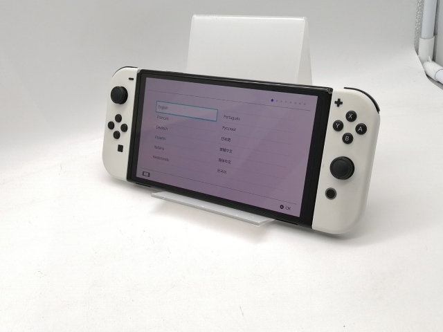 中古】Nintendo Switch 本体 (有機ELモデル) HEG-S-KAAAA ホワイト 