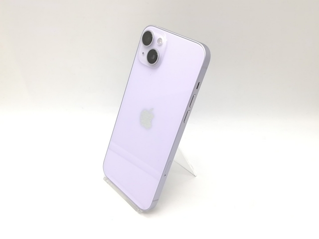 【中古】Apple au 【SIMフリー】 iPhone 14 Plus 256GB パープル MQ4M3J/A【吉祥寺】保証期間１ヶ月【ランクB】
