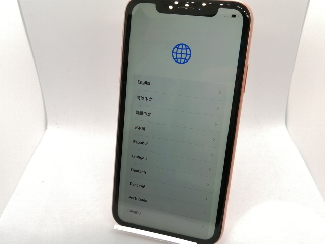 【中古】Apple 海外版 【SIMフリー】 iPhone XR 128GB コーラル【吉祥寺】保証期間１ヶ月【ランクC】