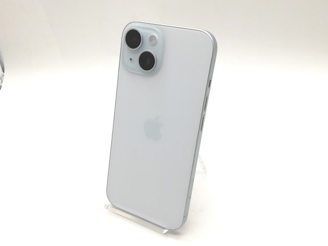 【中古】【赤ロム保証あり】Apple 楽天モバイル 【SIMフリー】 iPhone 15 128GB ブルー MTML3J/A【高崎モントレー】保証期間１ヶ月【ランクB】