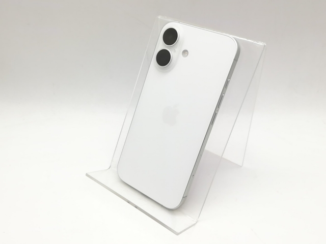 未使用】Apple 国内版 【SIMフリー】 iPhone 16 128GB ホワイト MYDR3J