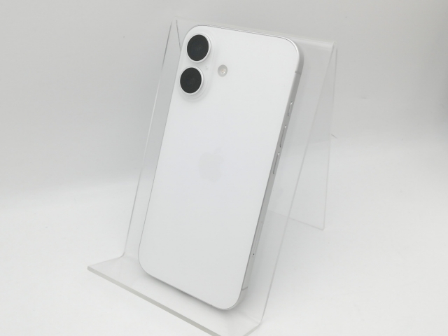 中古】Apple 国内版 【SIMフリー】 iPhone 16 128GB ホワイト MYDR3J/A 