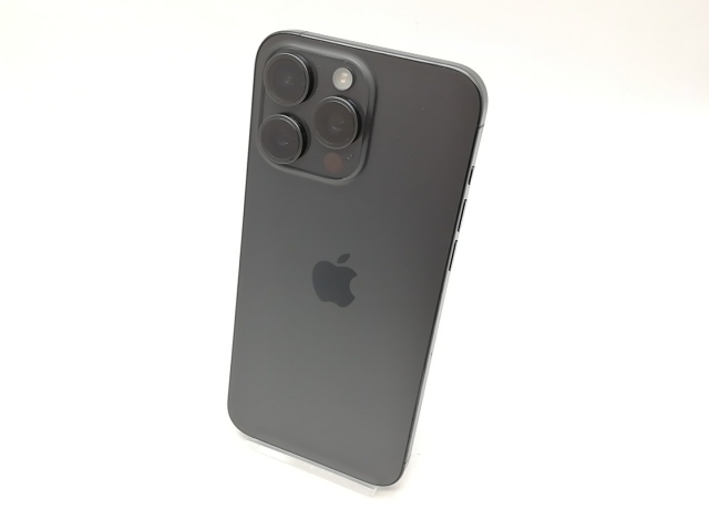 【中古】Apple 国内版 【SIMフリー】 iPhone 15 Pro Max 256GB ブラックチタニウム MU6P3J/A【吉祥寺】保証期間１ヶ月【ランクB】