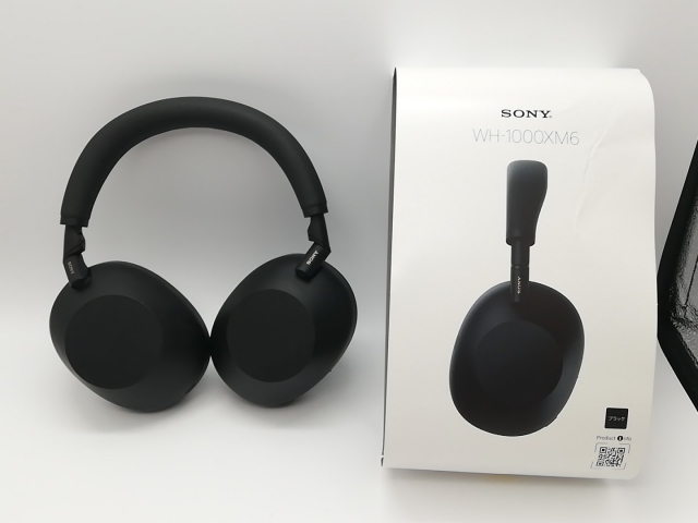 【中古】SONY WH-1000XM6 [ブラック]【府中ル・シーニュ】保証期間１ヶ月【ランクC】